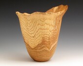White Oak Wood Turned Bowl