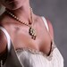Rose Cameo Pearl Necklace