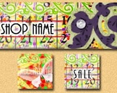 PLANTING TIME ------ Premade Etsy Shop Banner Avatar Set - One Of A Kind (OOAK) & Fabulous - by Accentuate