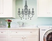 Fancy Chandelier Vinyl Wall Decal Graphic