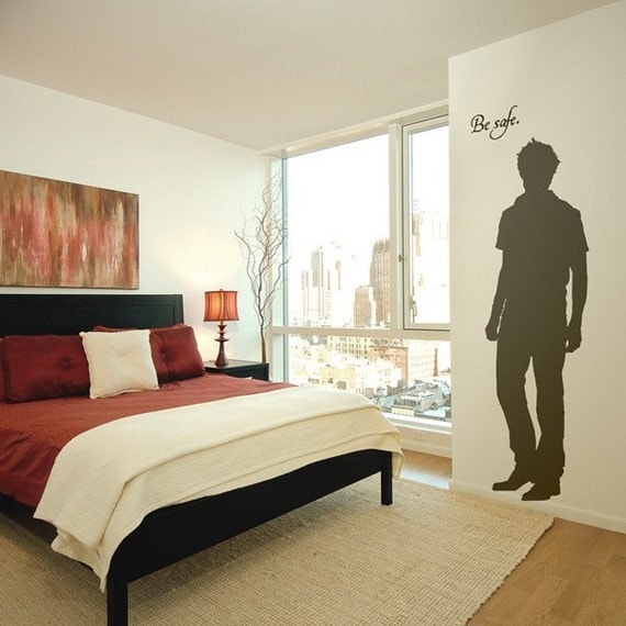 The Original Edward Cullen Life Size Twilight Silhouette Vinyl Wall Decal