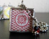 red dots necklace