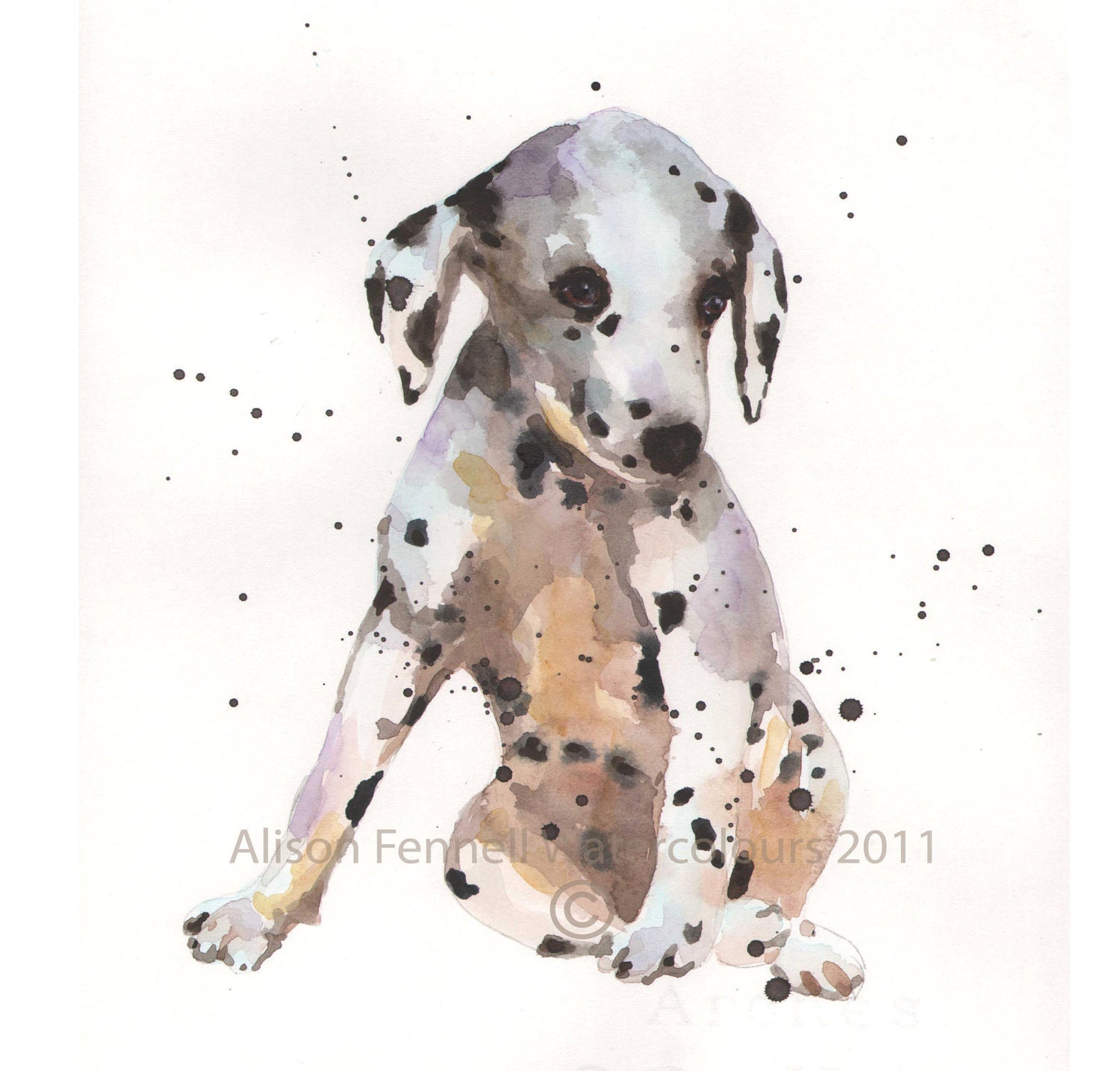 Funny art, DALMATIAN Art, dalmatians, dots, spots, spotted,