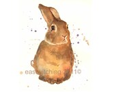 Bunny print 8x10