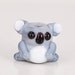 Blue Koala Bear Lampwork Glass Bead