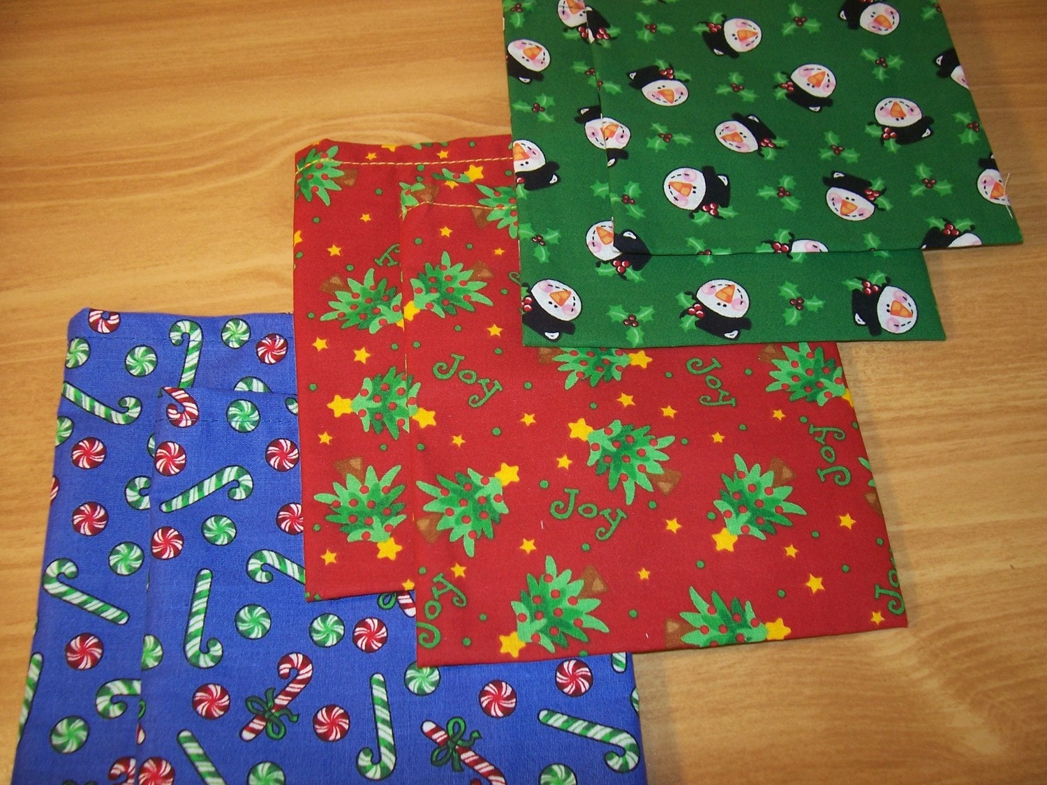 Christmas Gift Bag Assortment 6 Ribbon Tied by HugsandHolidays