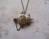 Steam Turtle necklace