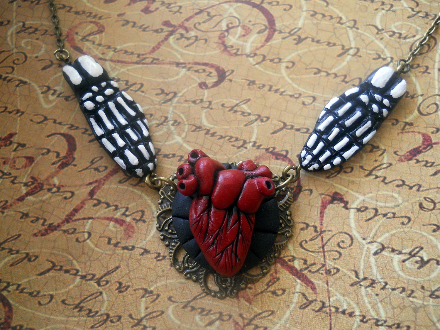 I give you my heart eternal love necklace