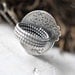 Ring - Kingman turquoise - Sterling silver - blue - size 6 - ooak