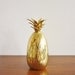Vintage brass pineapple