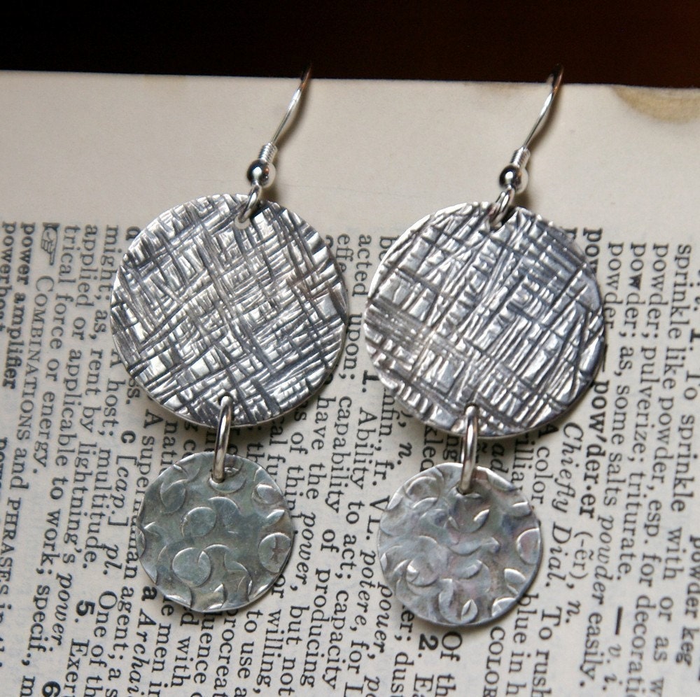 Crosshatch Textural Earrings