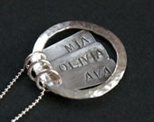 Circle of Love Custom Necklace (3 Names)