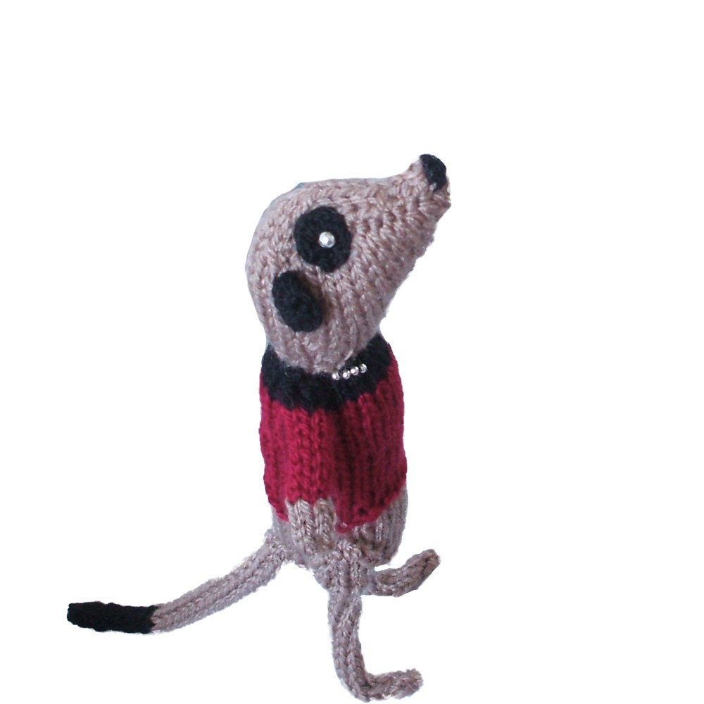 RESERVED Meerkat Captain Picard Star Trek TNG scifi plush startrek jean luc