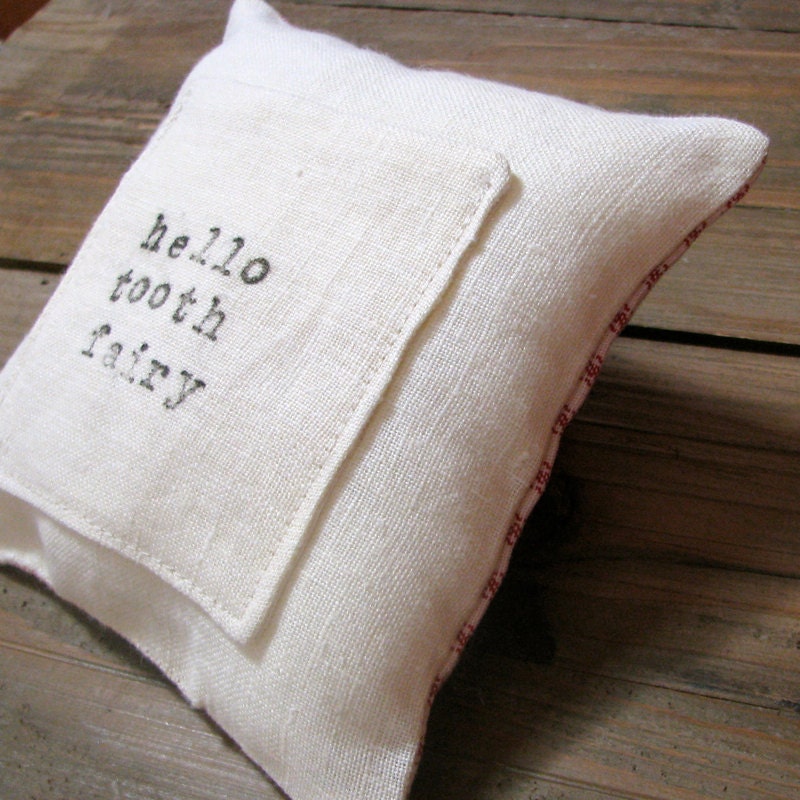 Tooth Fairy Pillow, Linen