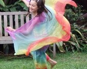 Rainbow Cotton Playcloth/Scarf/Wrap- long