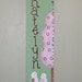 Brooke Owl Canvas Growth Chart Made to Order