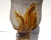 Fire and Snow Ceramic Goblet