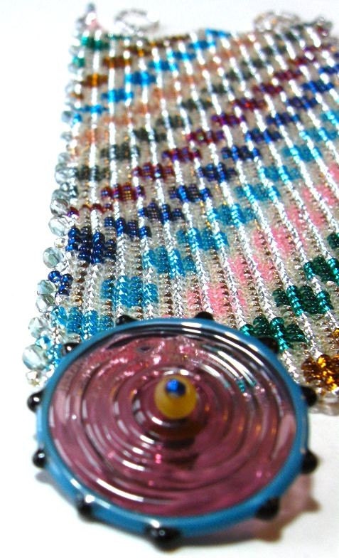 Bright Polkadots Wide Cuff