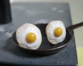 Egg Post Earrings - Sunny Side Up