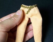 Modern Orange Corduroy trousers / pants with belt 12th scale miniature by CWPoppets