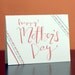 Happy Mother's Day letterpress card