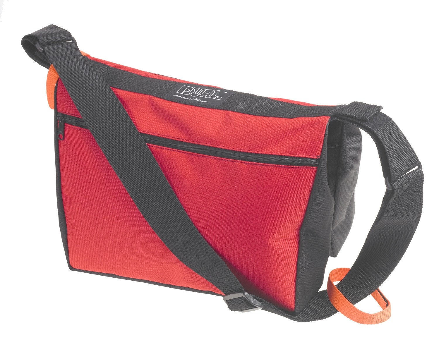 LARGE RED AND BLACK DUAL HABIT BAG
