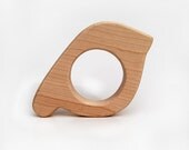 Wood Teether Bird wooden toy natural baby toy