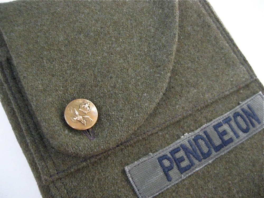Vintage Military MacBook Air Case Handmade Army iSockit
