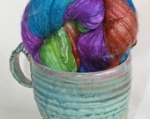 Merino Silk Spinning Fiber - Summertime Dream