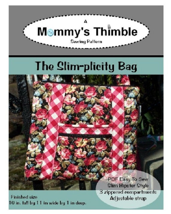 PDF The SlimPlicity Bag Pattern by Mommy's Thimble