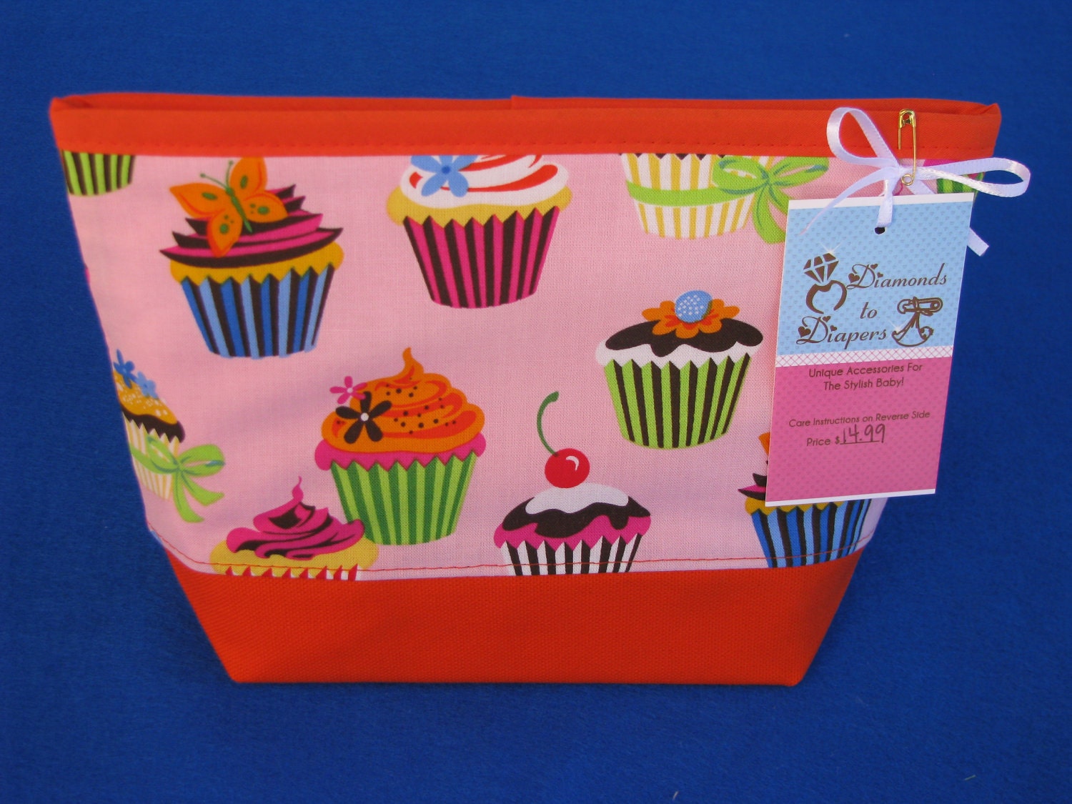 Cupcakes Girls Toiletry Bag Large Size