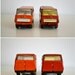 Retro 1960's Tonka Toy Van Pair - Red and Orange Vans