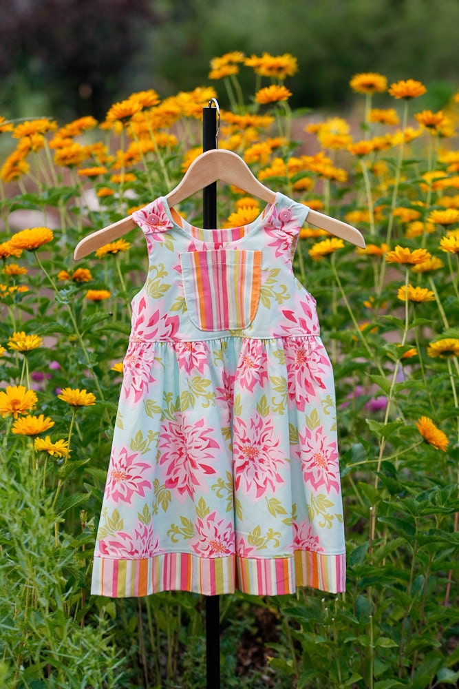 Little Girls Boutique Summer Dress Pink Dahlia