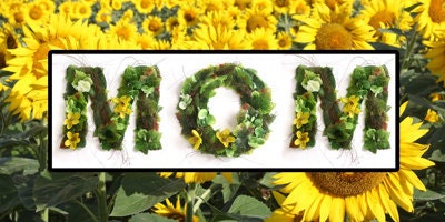 Mother's Day Personalized Print 7 x 14 Photo