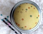 Limoncello canning jar pin cushion