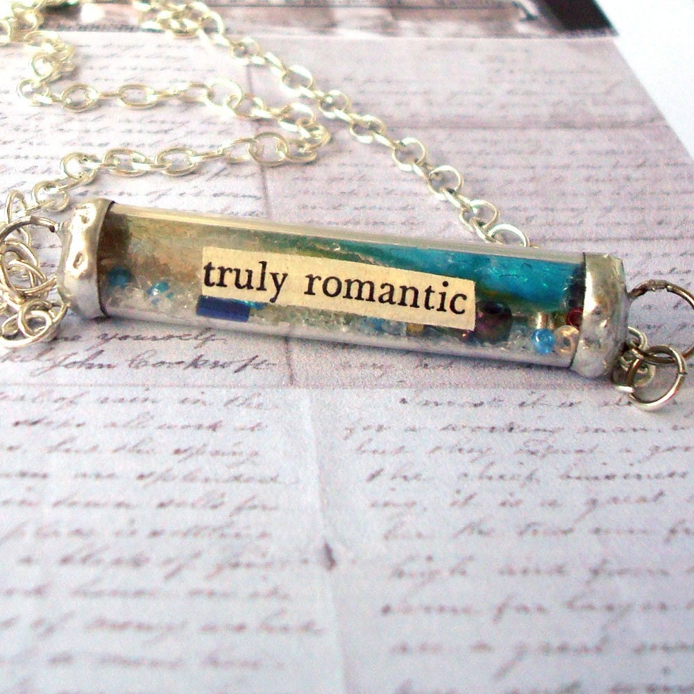 tubular reliquary pendant / truly romantic necklace
