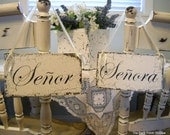 SENOR & SENORA 9 x 5 Chair Signs Visit My Store For Over 200 Signs