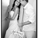 JUST MARRIED Do Not Disturb Shabby Cottage Wedding Signs 4 3/4 x 12