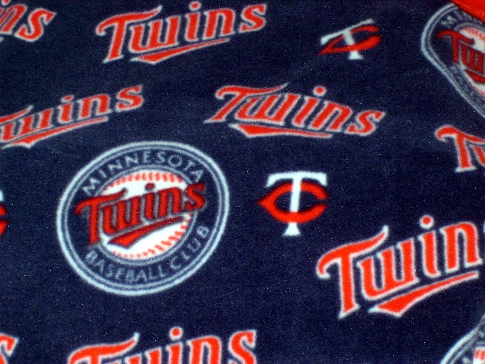 Fleece Blanket with MN Twins Print