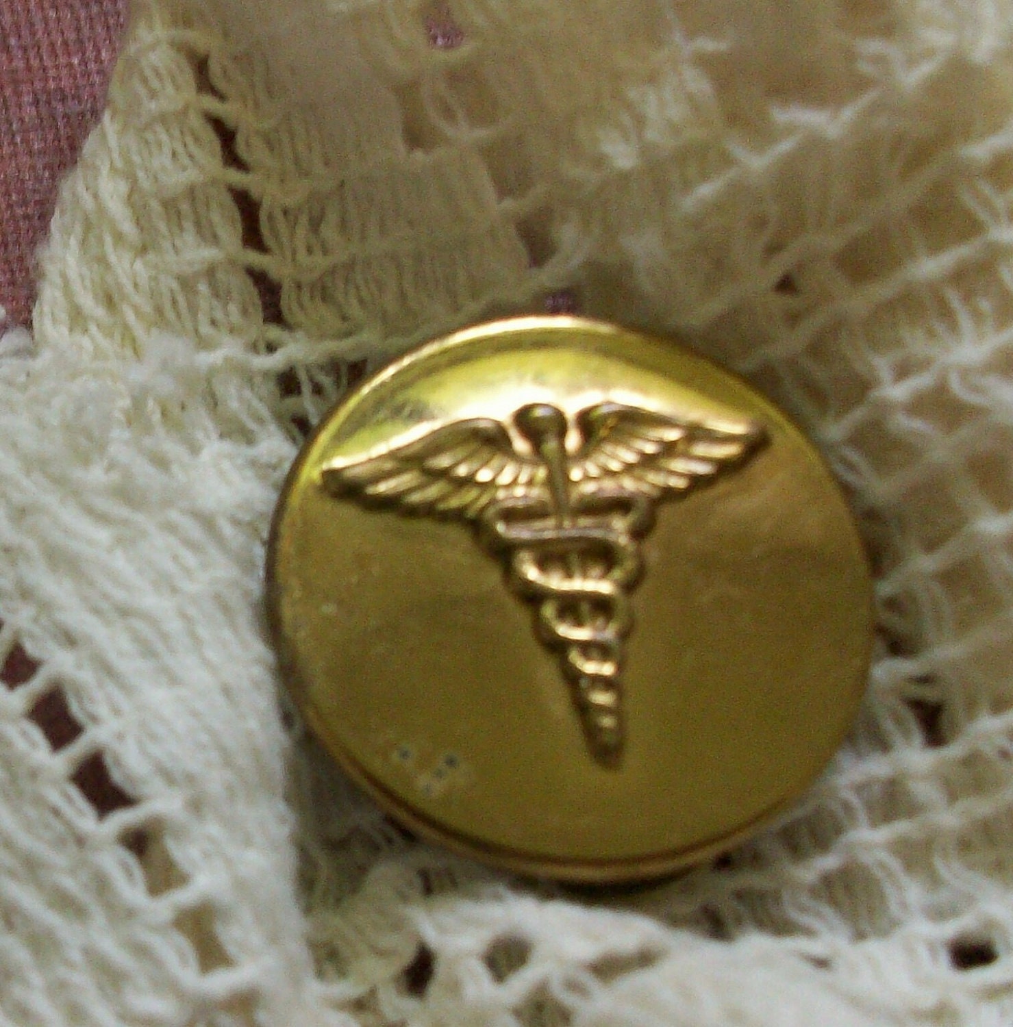 Vintage Caduceus Pin