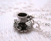 Teacup And Saucer Tea Time Necklace