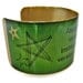 JUDY GARLAND "Always be a first-rate version of yourself instead of a second-rate version of somebody else" cuff bracelet brass