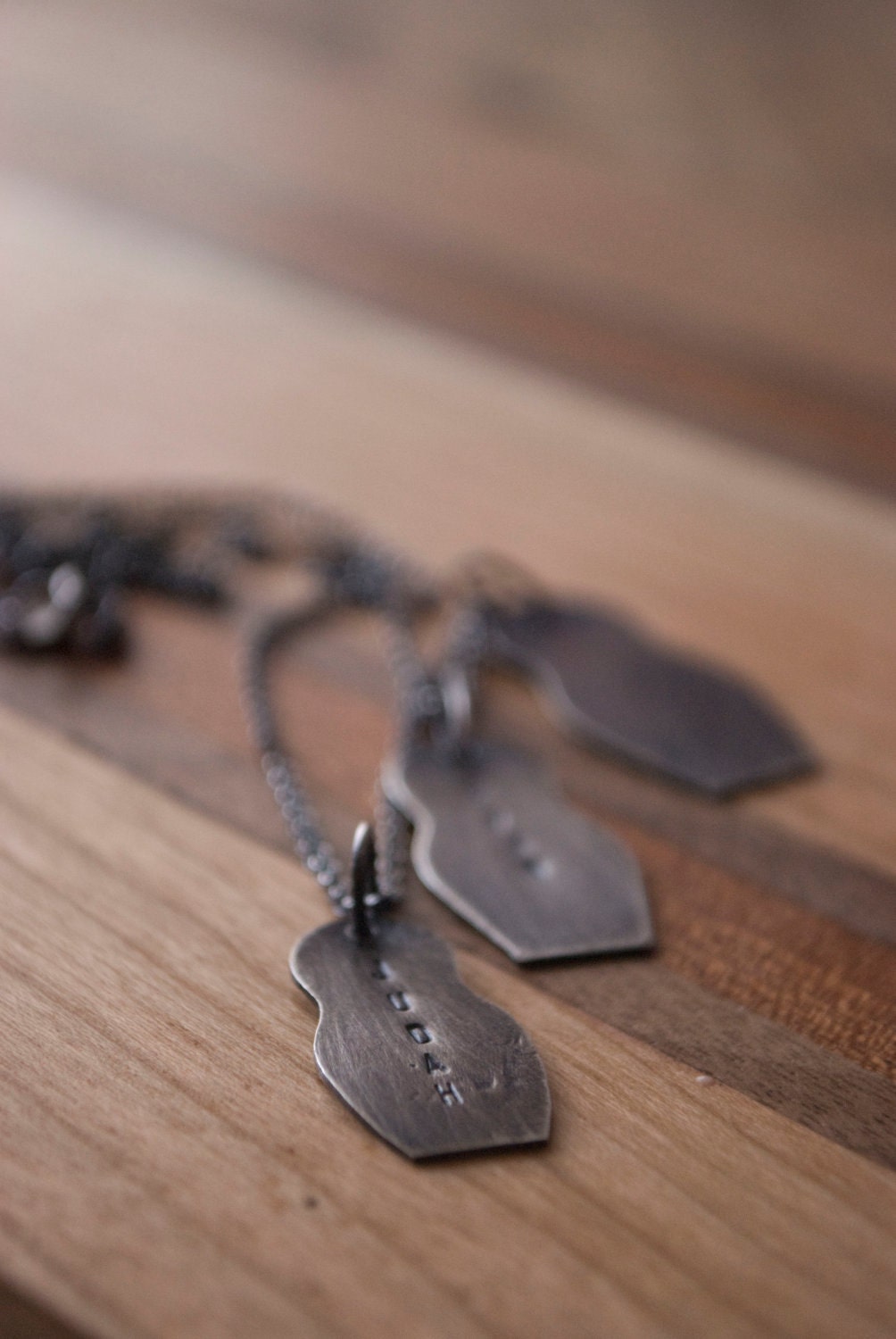 Matryoshka: sterling silver personalized mom - children names necklace - (made to order) - necklace