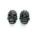 Rhinestone Skull Connector, Black Skull, Rhinestone Skull Charm, Basketball Wives