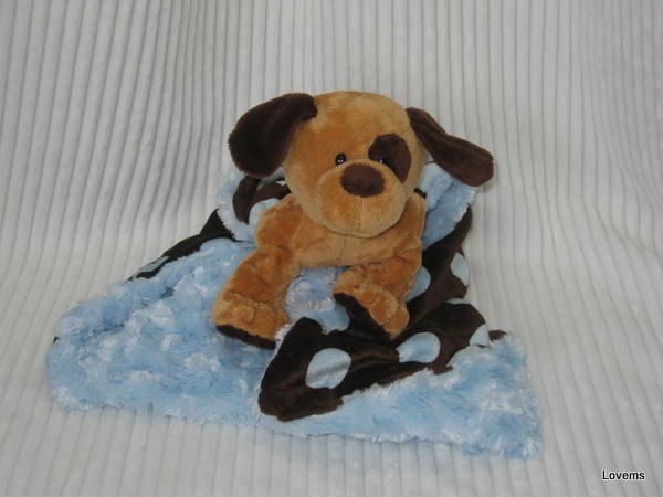 Security Blanket - Tan Puppy - Lovems