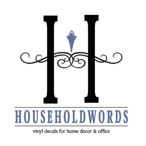Mailbox decal Custom Monogram alphabet letter with Personalized address vinyl decal  Wedding card box or hostess housewarming