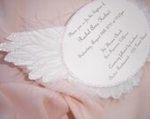 Heaven Sent Angel Wing Invitation