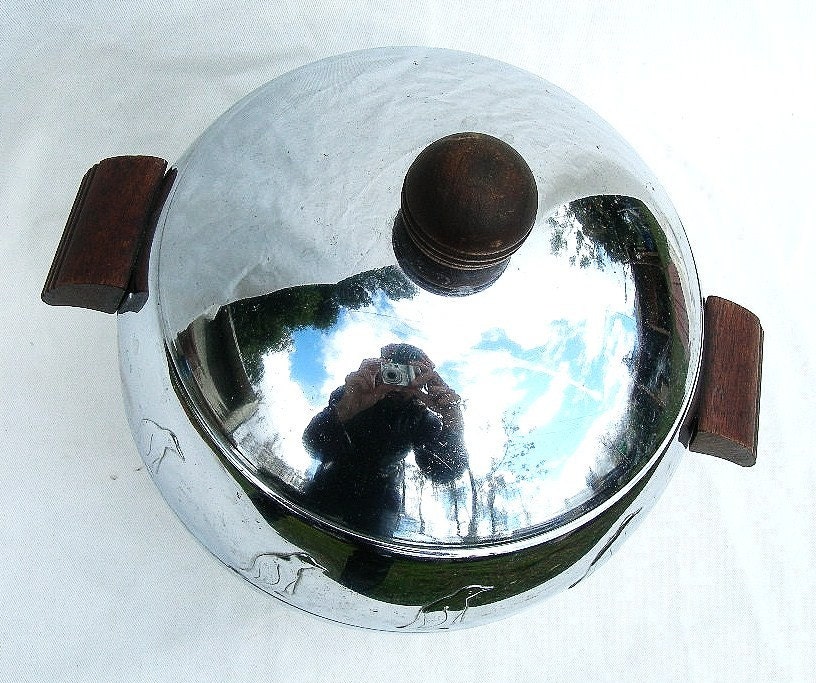Vintage West Bend "Penguin" Hot/ Cold Server/ Ice Bucket 1940s 1950s
