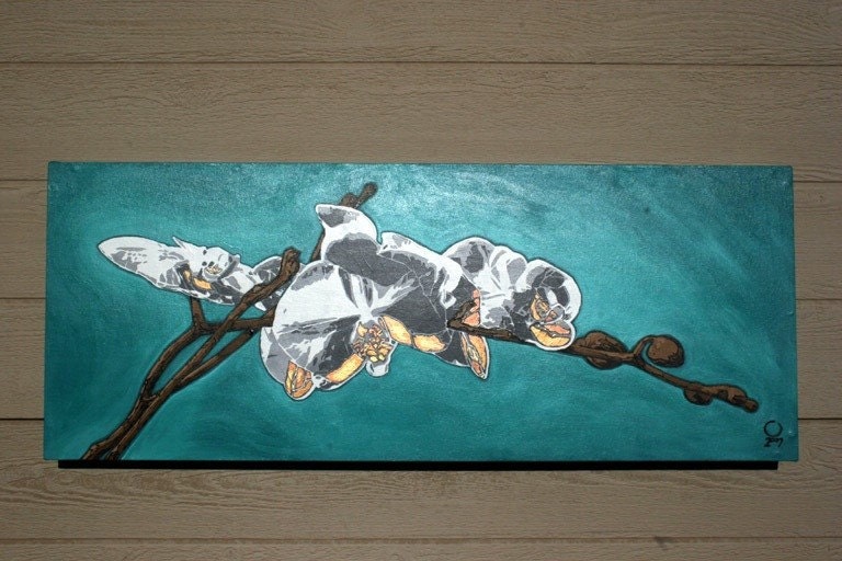 Metaphorchid 27x72 inches