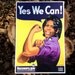 Michell Obama 1st Lady Yes We can Print On Metal By Artist O